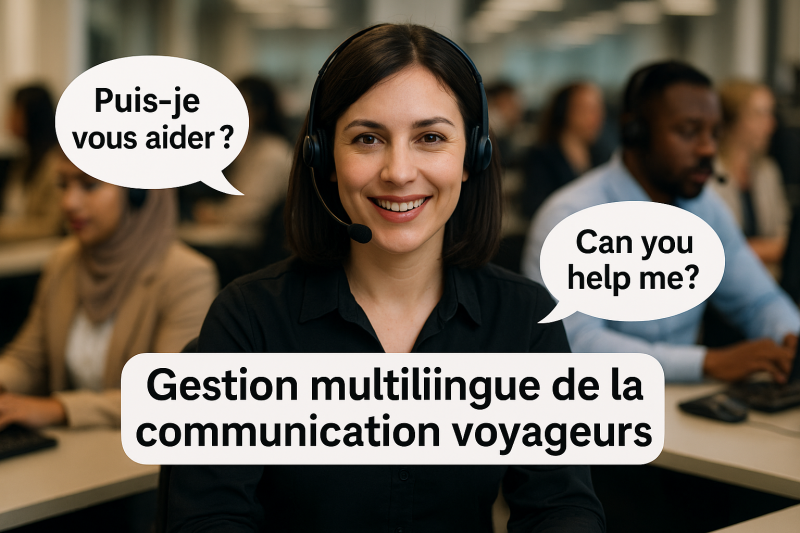 Gestion multilingue de la communication voyageurs