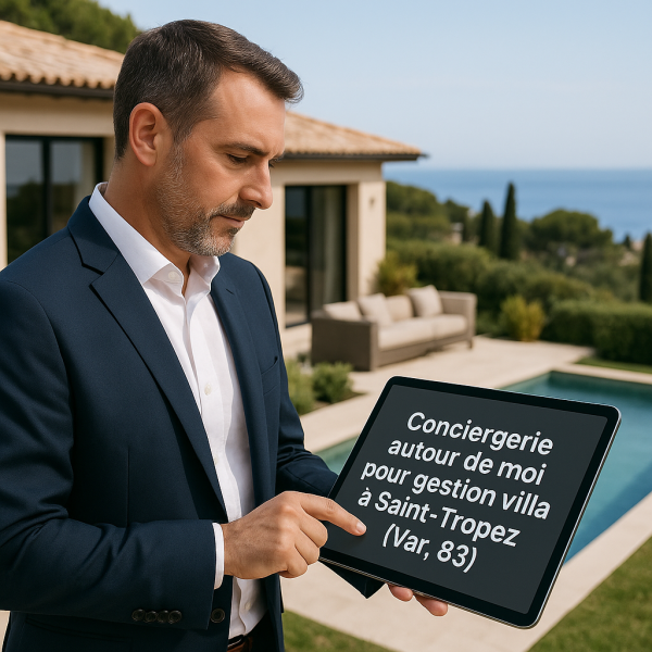 Conciergerie autour de moi pour gestion villa à Saint-Tropez dans le Var 83