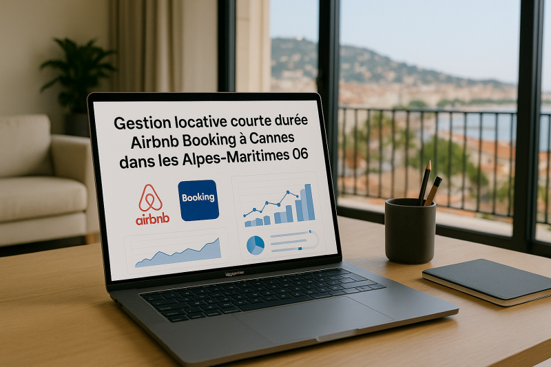 Gestion locative courte durée Airbnb Booking à Cannes dans les Alpes-Maritimes 06