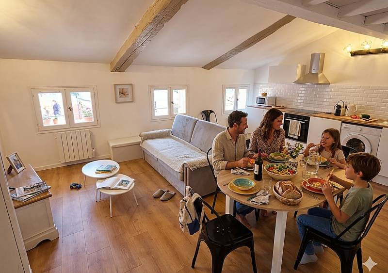Appartement en location saisonnière à La Californie (Cannes) — accueil voyageurs 7j/7, ménage hôtelier et gestion Airbnb, Booking, Abritel assurés par Short Time Conciergerie Côte d'Azur