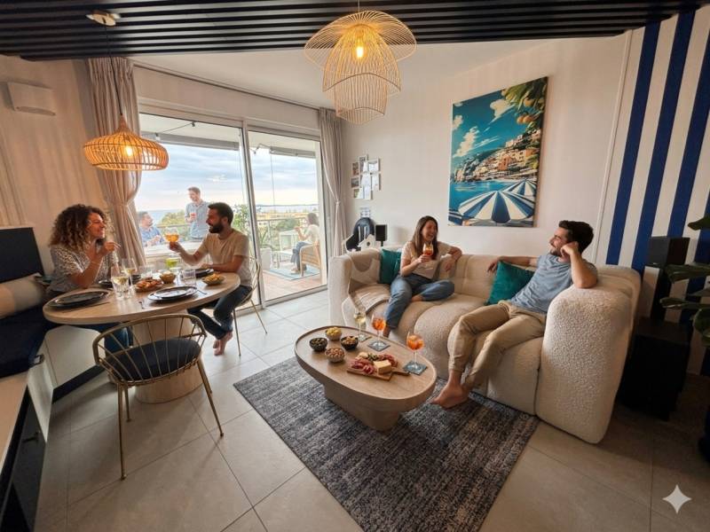 Serrure électronique connectée sur un appartement Airbnb au Suquet, Cannes – check-in autonome et accès sécurisé par Short Time Conciergerie